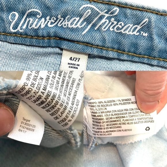 Universal Thread Denim Walley Mini Skirt Size 4 - Picture 6 of 16